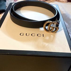 Gucci belt.